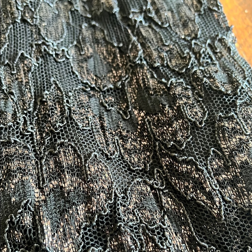 Betsey Johnson Vintage Black Lace Camisole & Pant Outfit - Picture 10 of 11